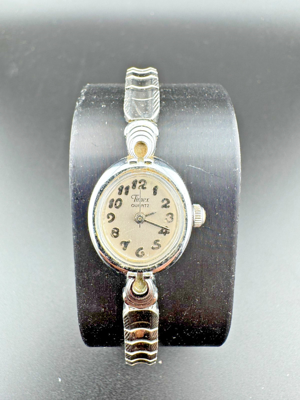 Vintage Timex Quartz Ladies Watch Oval Art Deco Style
